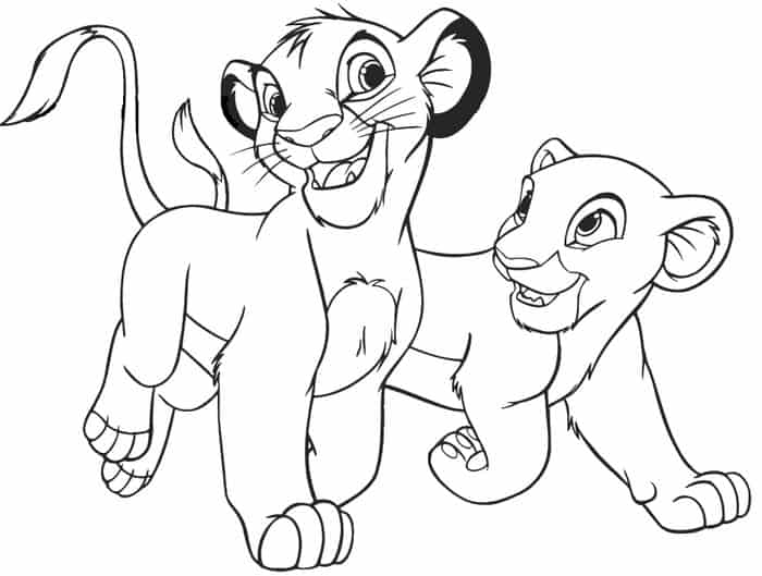 Lion King Coloring Pages Online