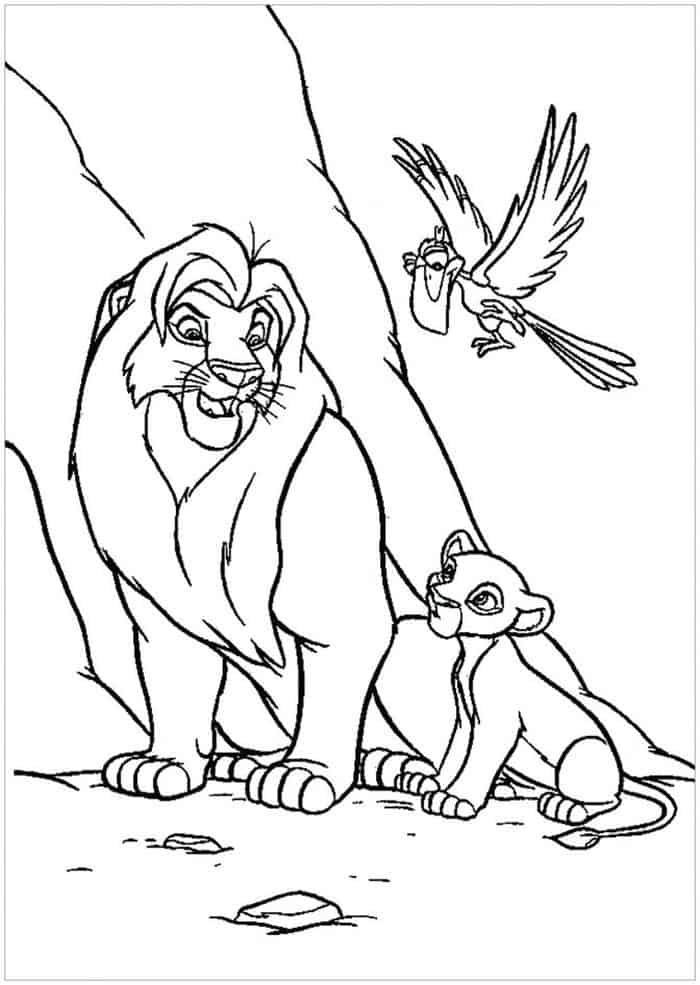 Lion King Printable Coloring Pages