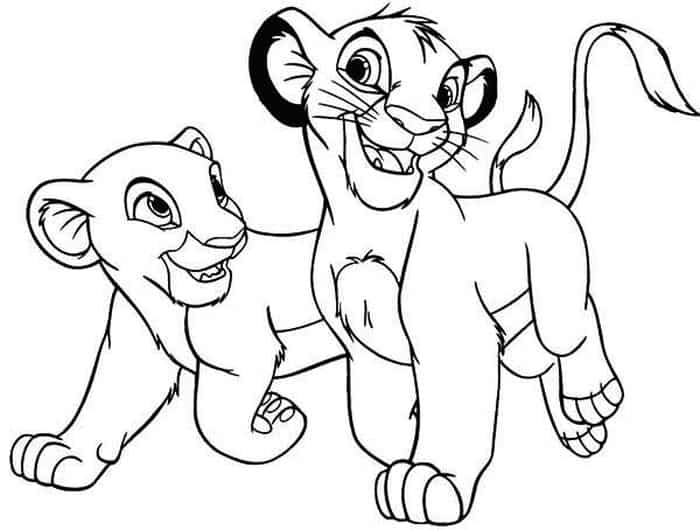 Nala Lion King Coloring Pages