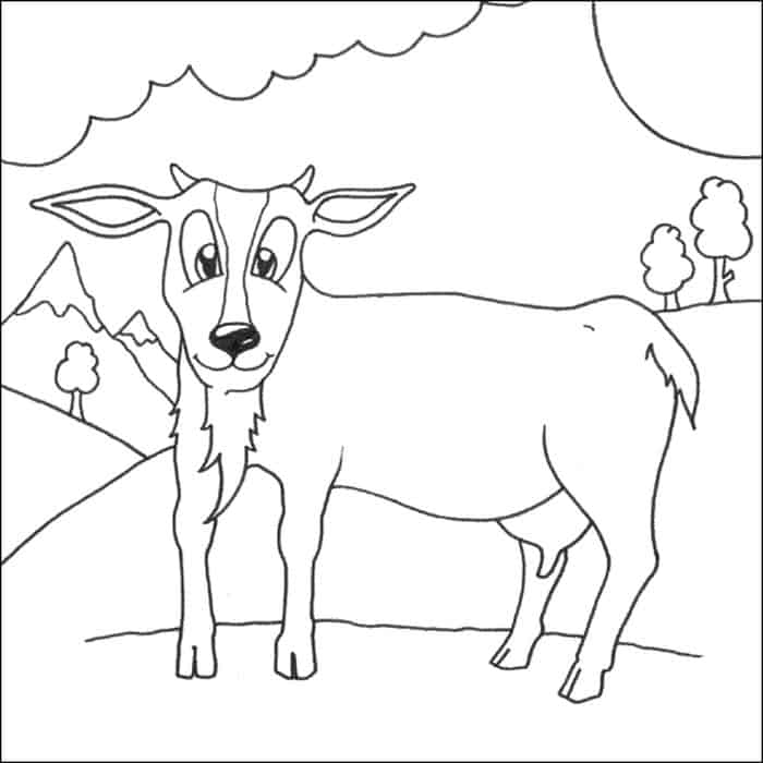 Printable Coloring Pages For A First Aid Kit For A Goat