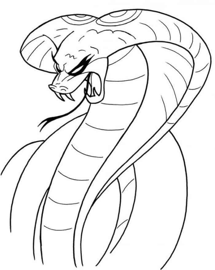 Snake Coloring Pages For Adults