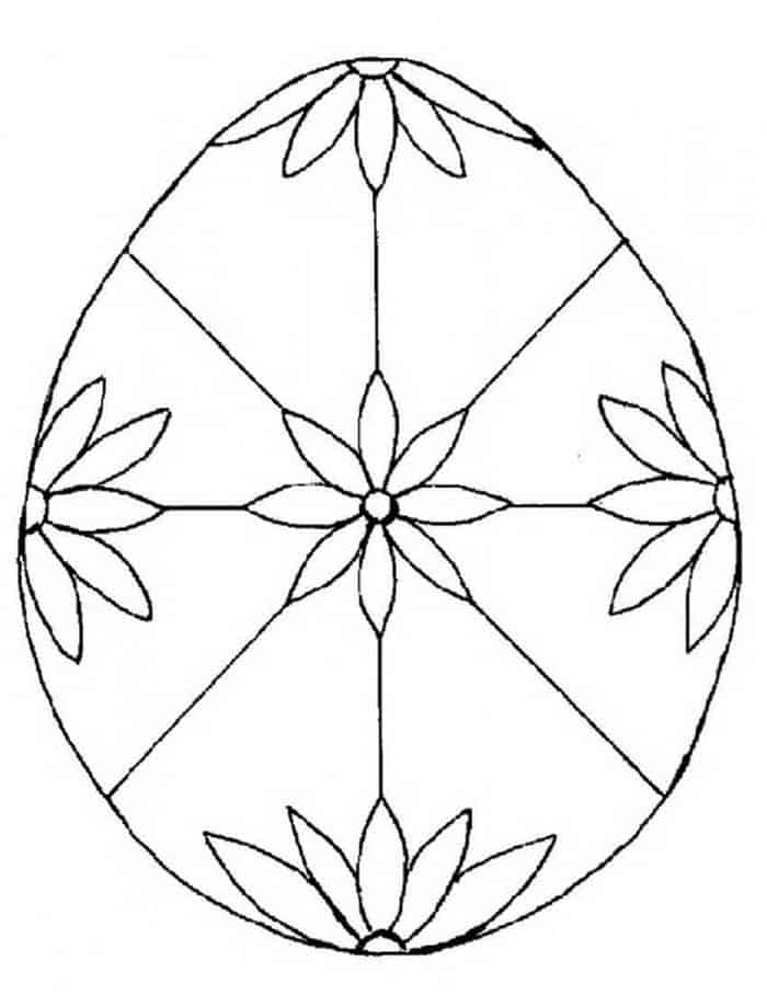 Ukrainian Easter Egg Coloring Pages