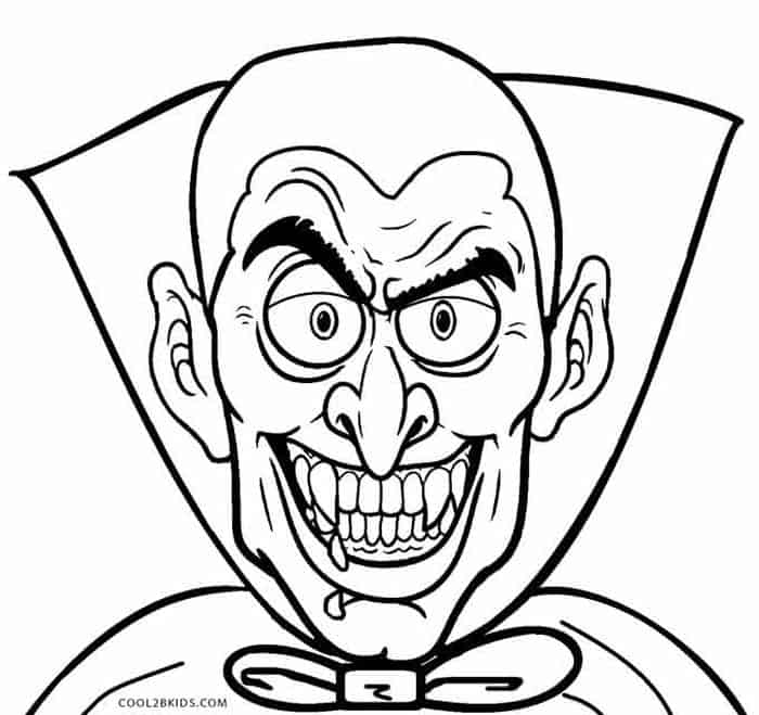 Vampire Adult Coloring Pages
