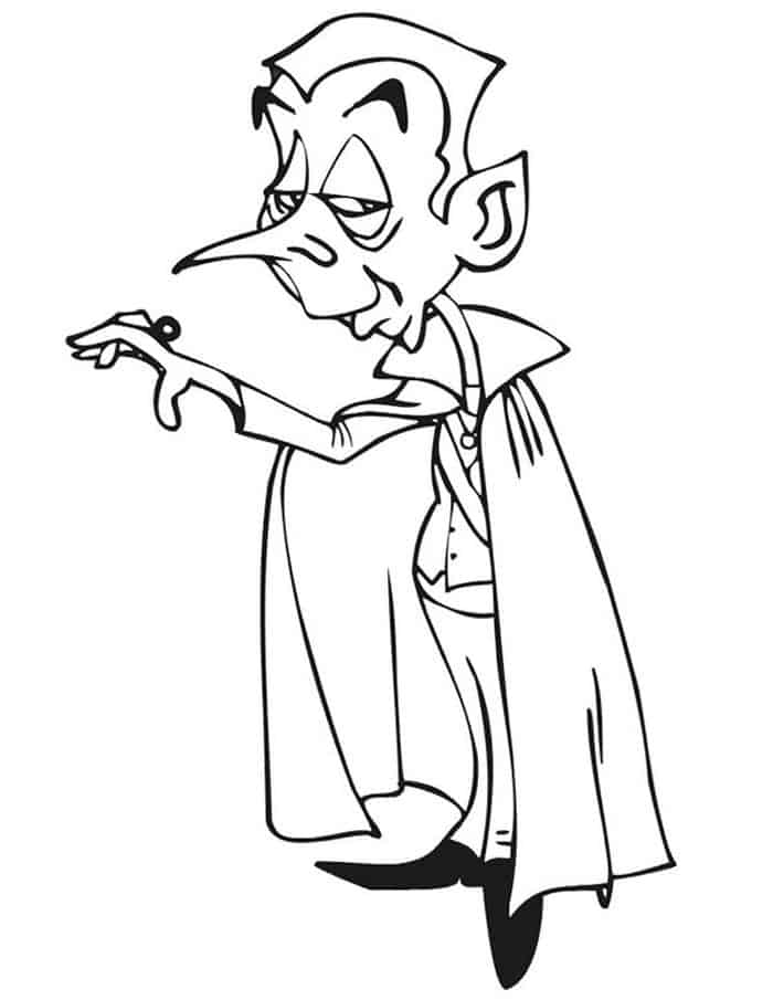 Vampire Coloring Pages Online