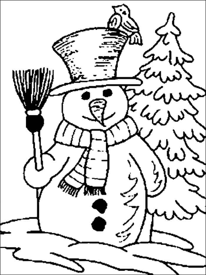 Winter Adult Coloring Pages