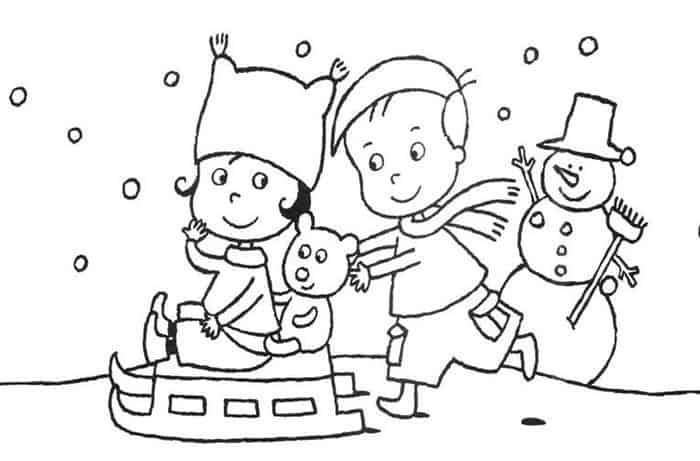 Winter Coloring Pages Printable