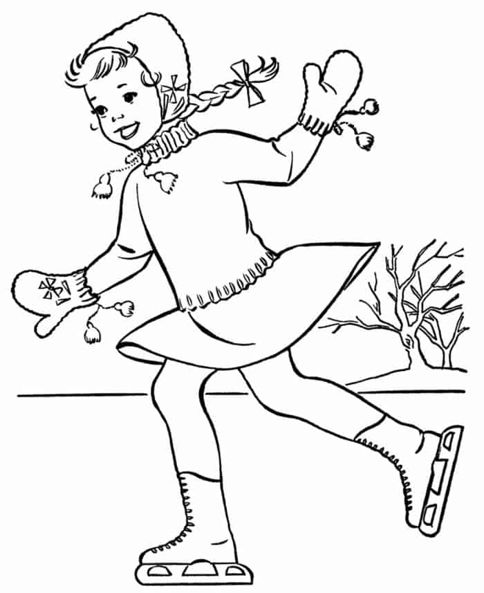 Winter Olympic Coloring Pages
