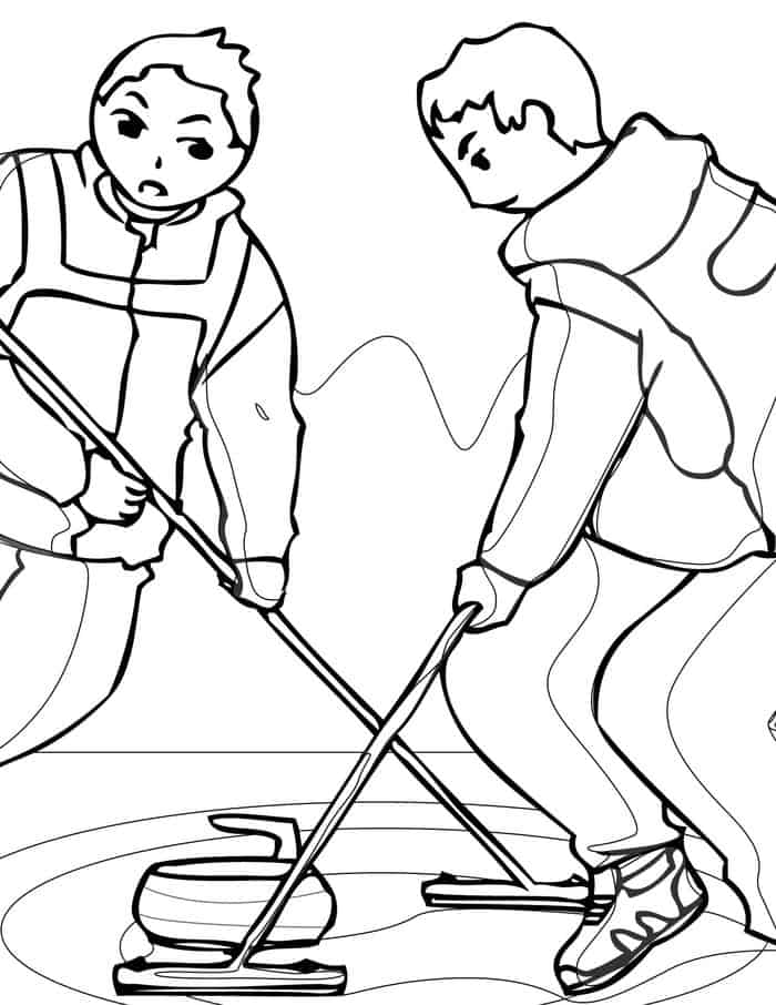 Winter Olympics 2018 Coloring Pages