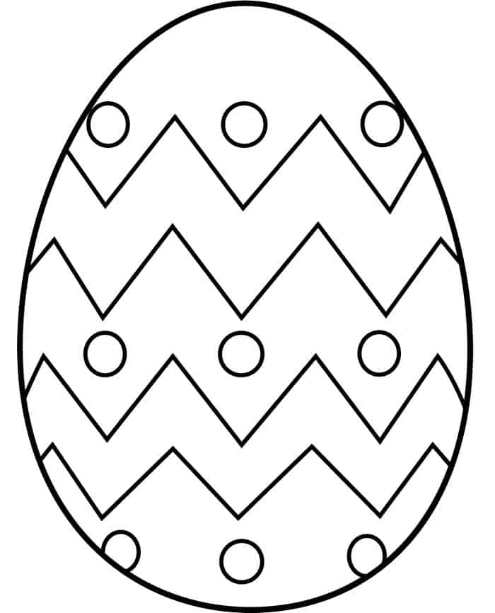 easter coloring pages egg