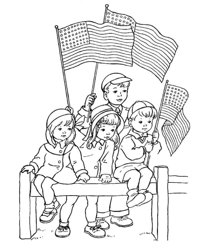4th Of July Coloring Pages Sunday School