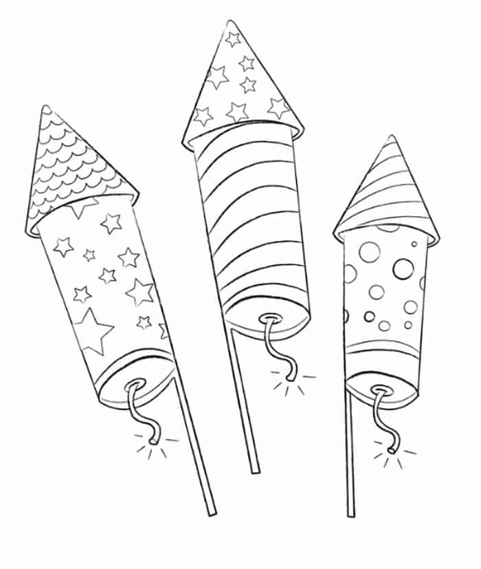 Adult Coloring Pages Fireworks