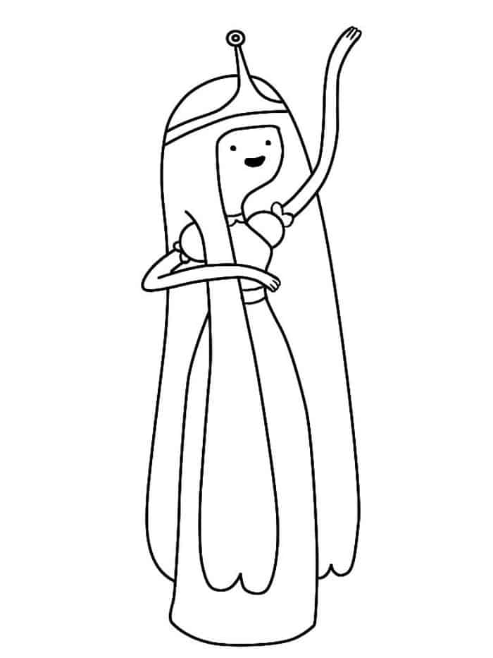 Adventure Time Princess Coloring Pages