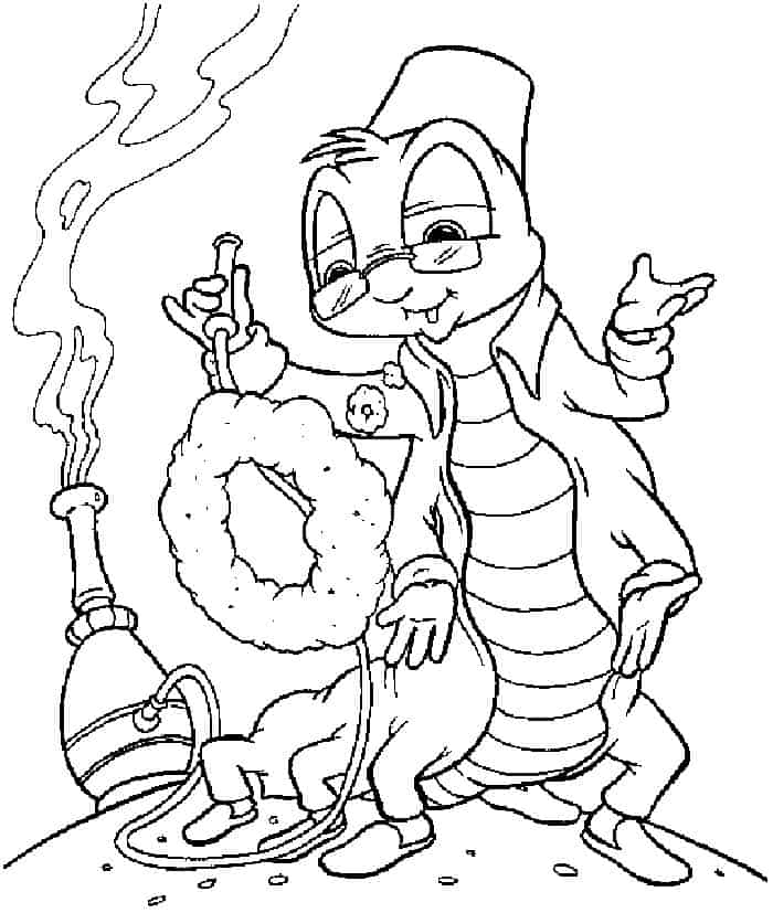 Alice In Wonderland Caterpillar Coloring Pages