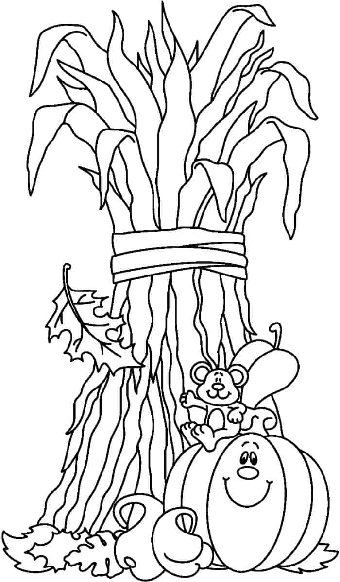 Autumn Halloween Adult Coloring Pages