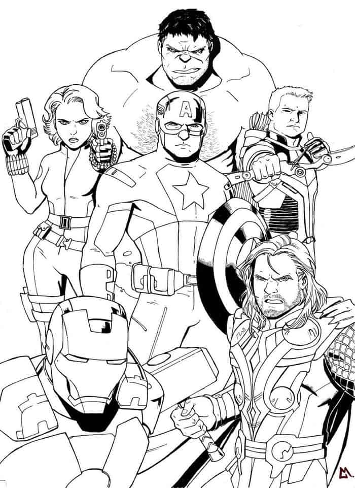 Avengers Thanos Coloring Pages