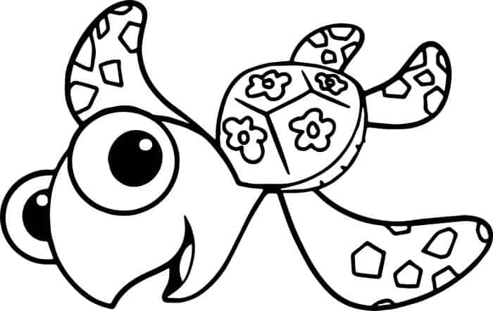 Baby Sea Turtle Coloring Pages