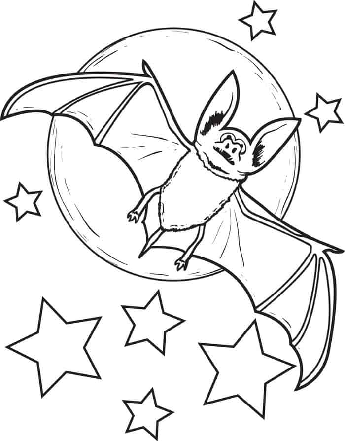 Bat Coloring Pages Online