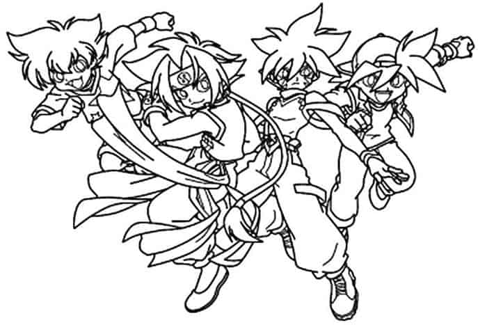 Beyblade Coloring Pages Libra