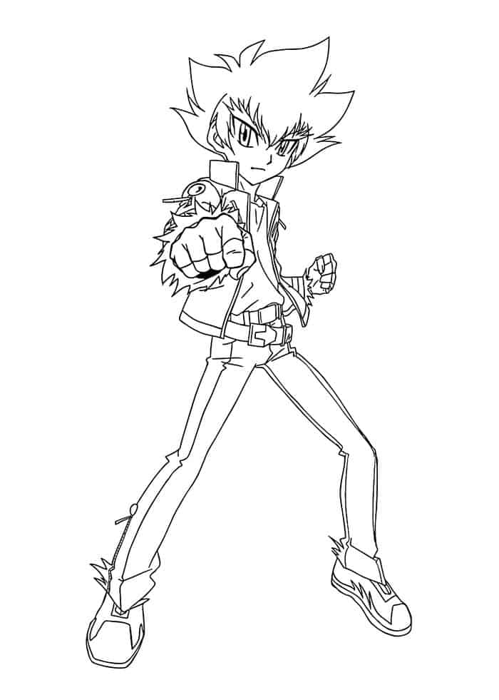 Beyblade Evolution Coloring Pages