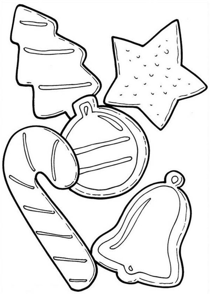 Candy Cane And Candy Coloring Pages