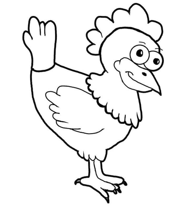 Chicken Coloring Pages Printable