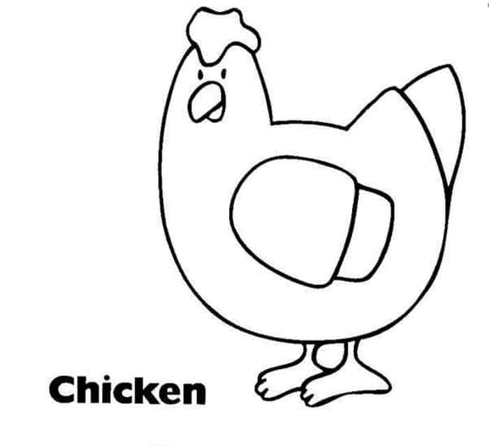 Chicken Coloring Pages To Print