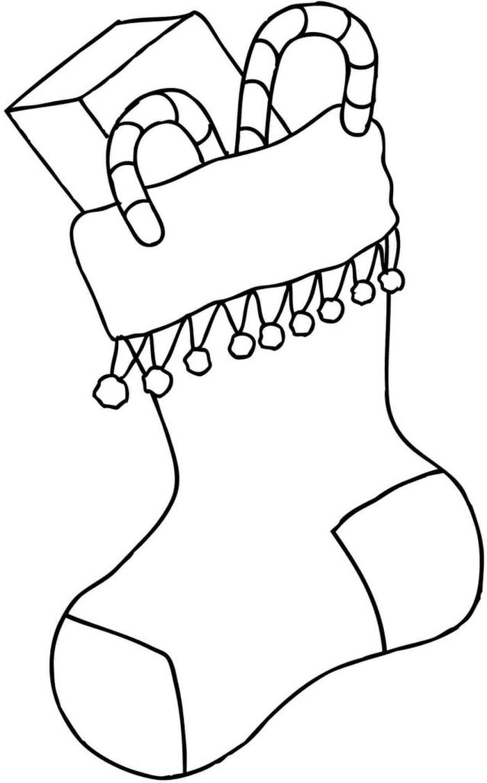 Christmas Coloring Ornaments And Candy Cane Coloring Pages
