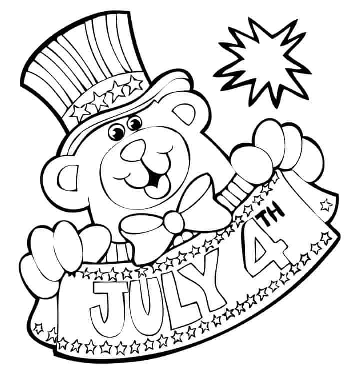 Coloring Pages 4th Of July