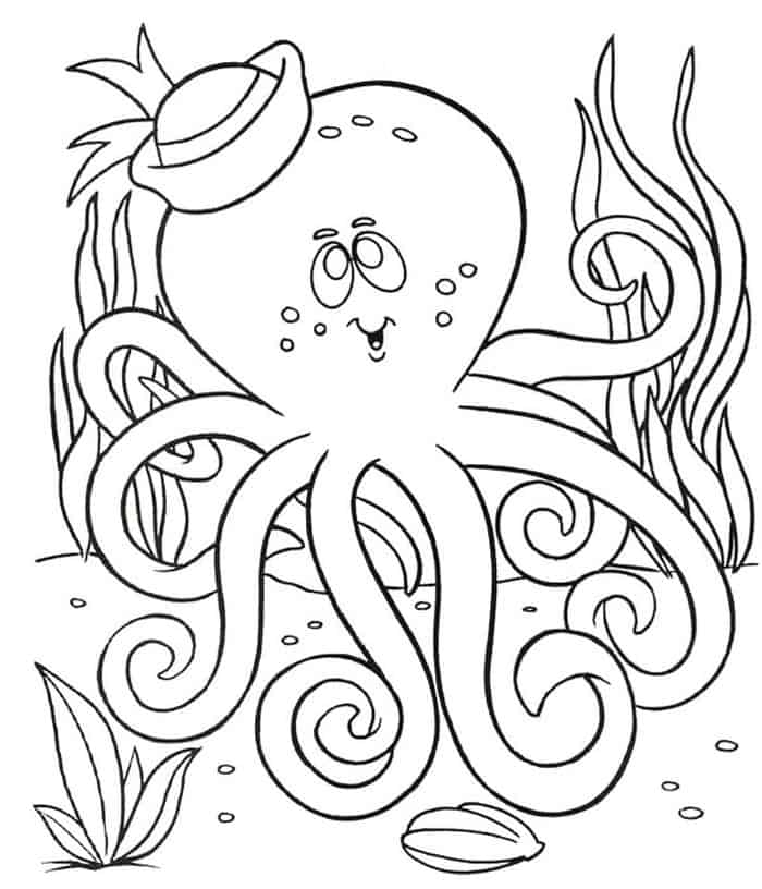 Coloring Pages Adult Octopus