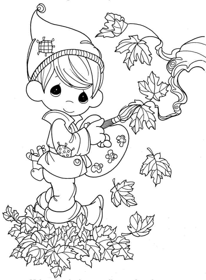 Coloring Pages Autumn Leaves