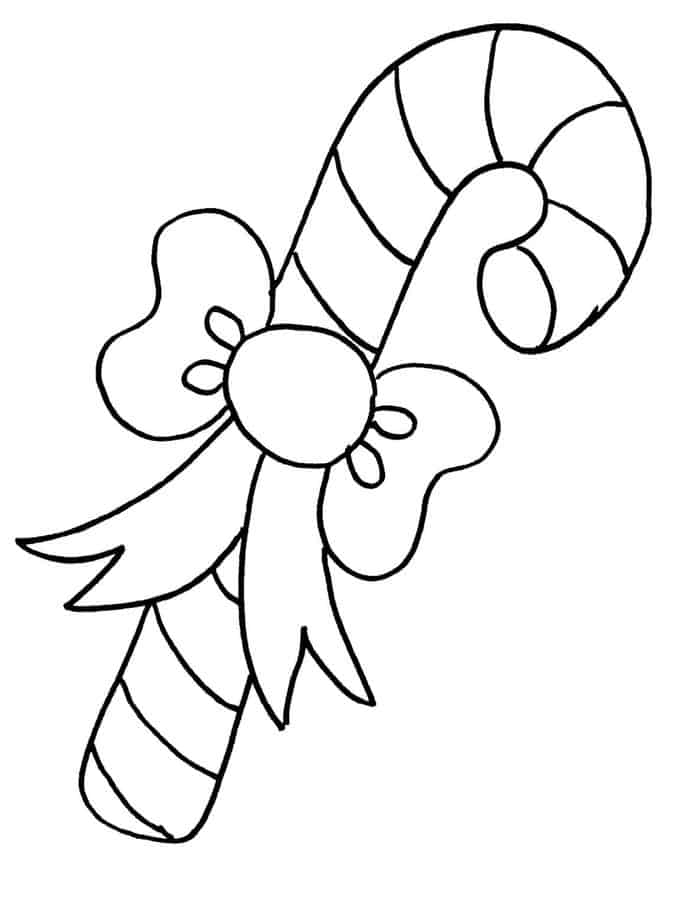 Coloring Pages Candy Cane