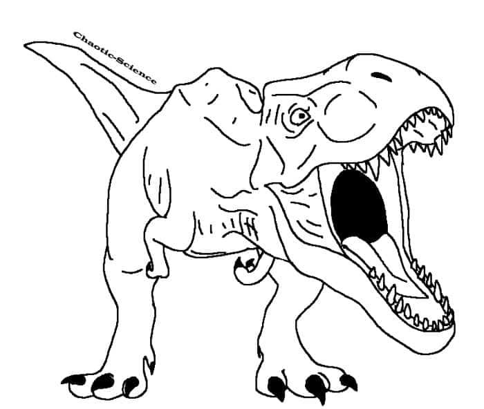 Coloring Pages Dinosaurs T Rex