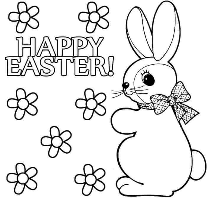 Coloring Pages Easter Bunny