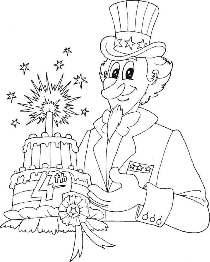 Coloring Pages For 4th Of July