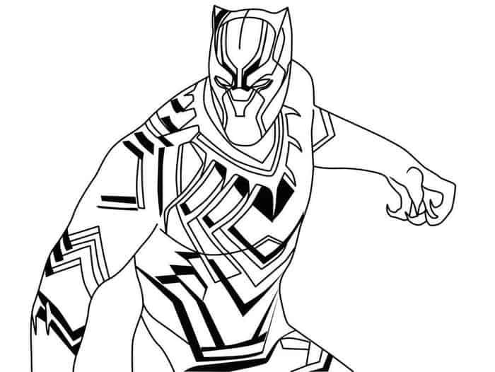 Coloring Pages For Kids Black Panther
