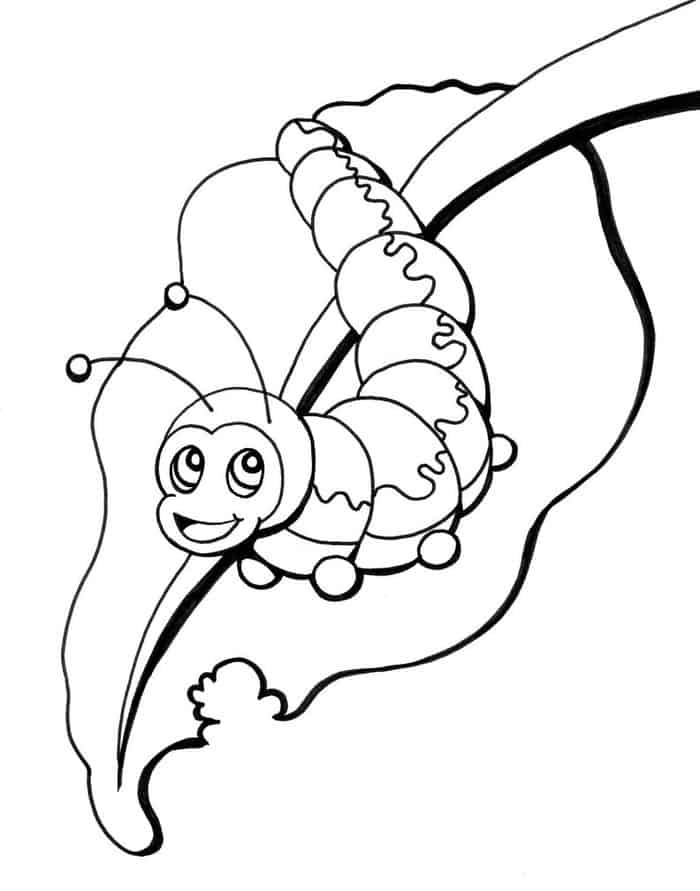 Coloring Pages For Kids Hungry Caterpillar