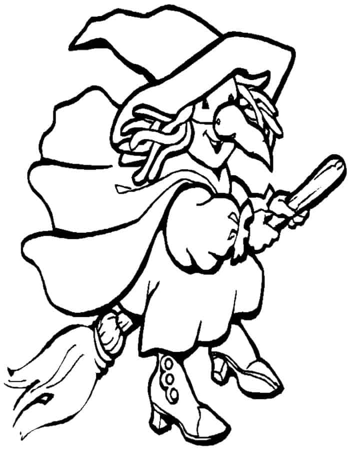 Coloring Pages For Kids Witch Mercy