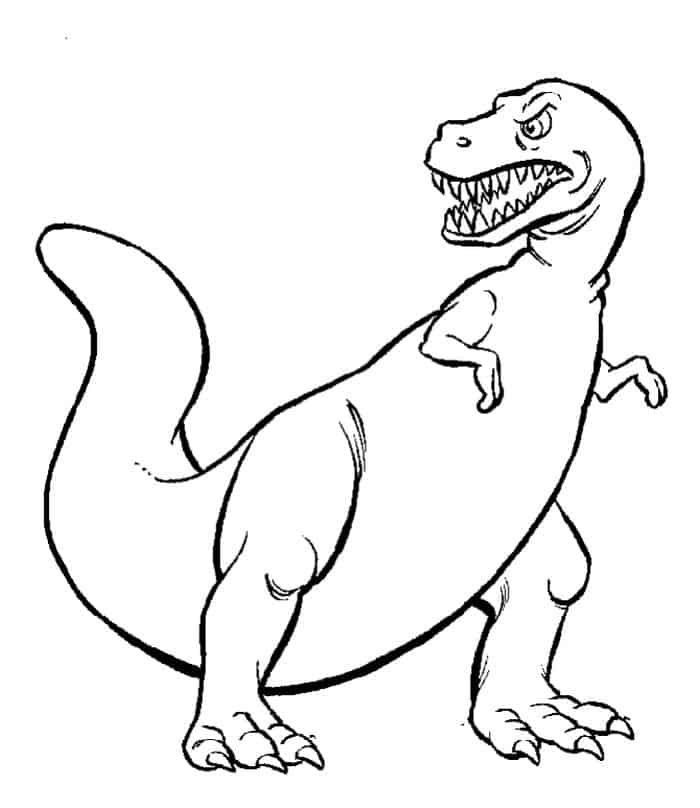 Coloring Pages For T Rex Full Page