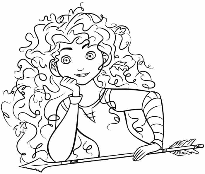 Coloring Pages Merida