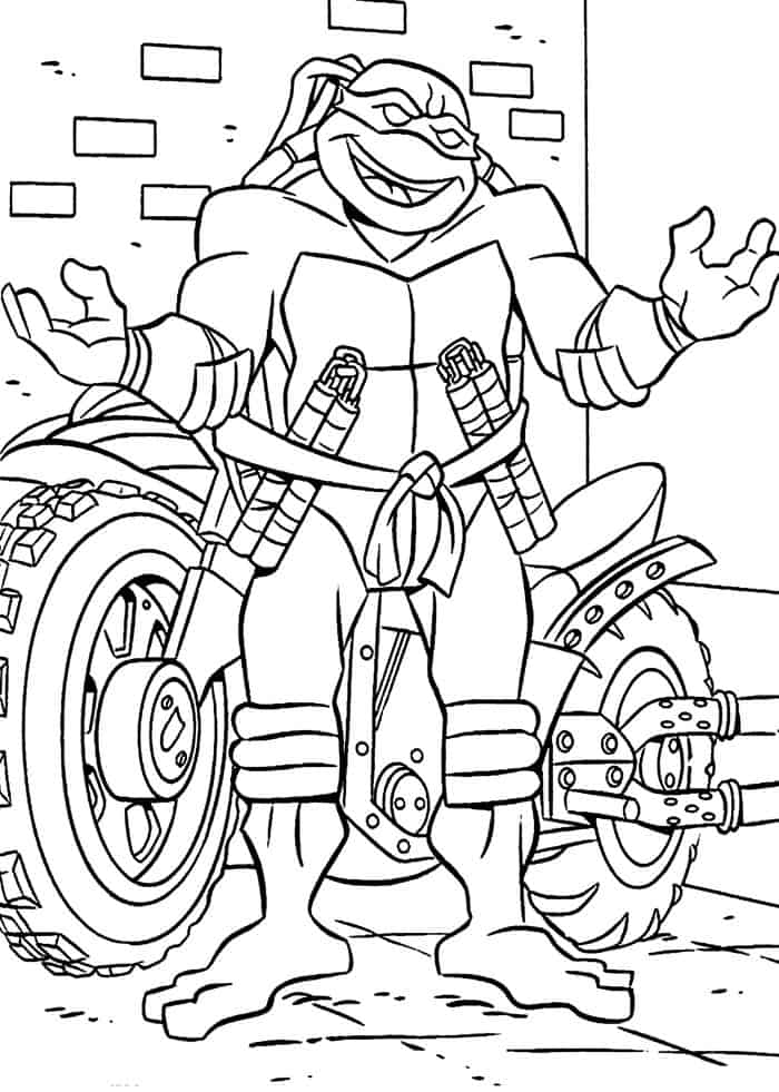 Coloring Pages Ninja Turtle