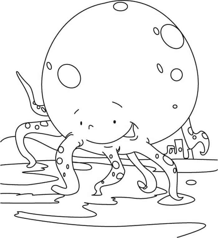 Coloring Pages Octopus Not Pinterest