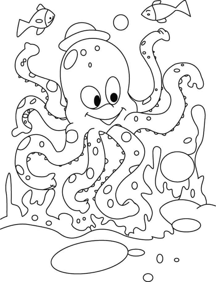 Coloring Pages Octopus