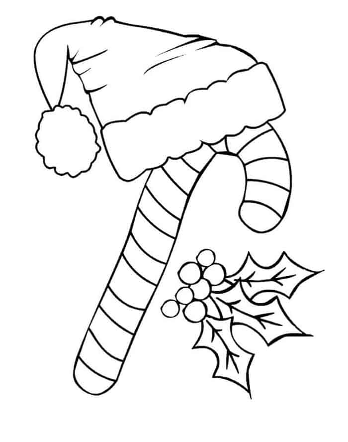 Coloring Pages Of Candy Cane