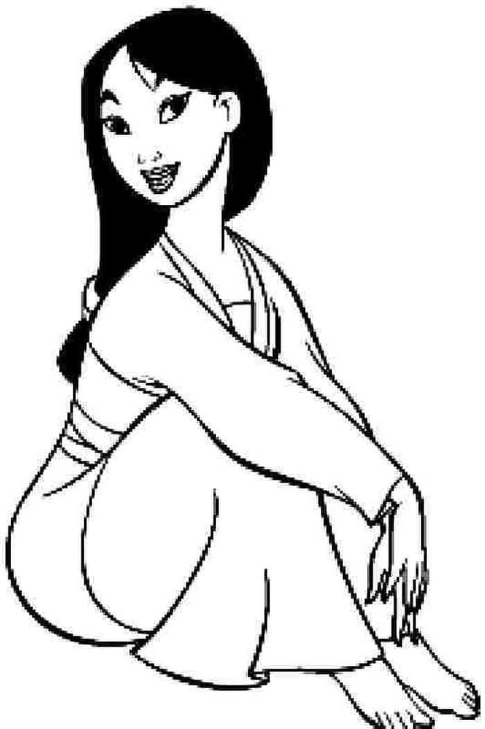 Coloring Pages Of Mulan