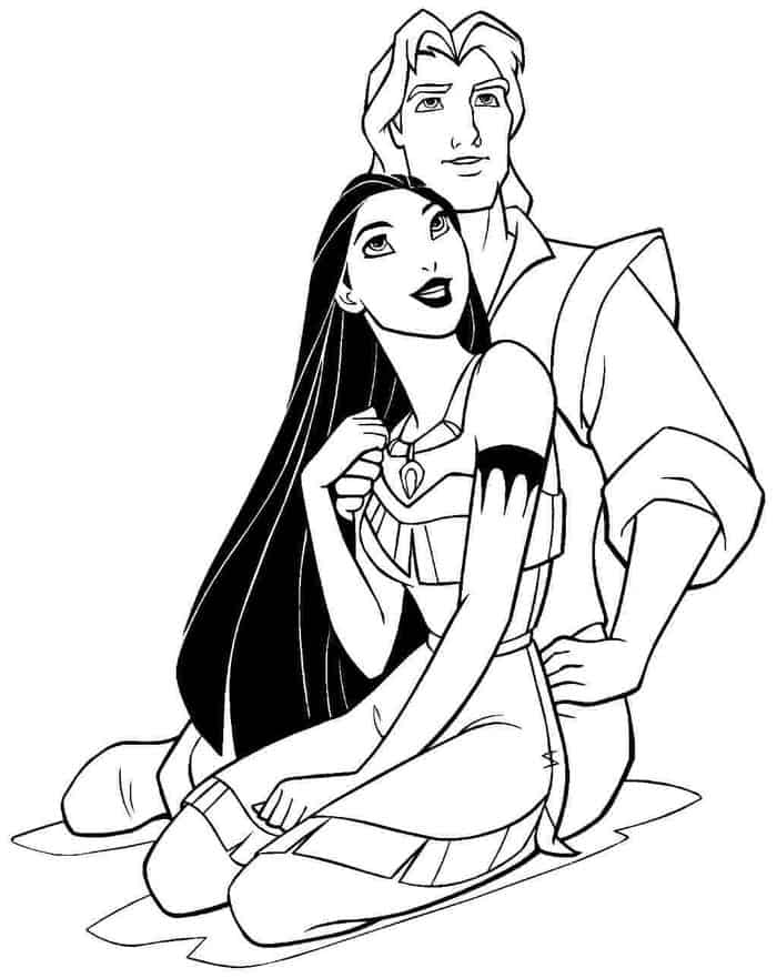 Coloring Pages Of Pocahontas