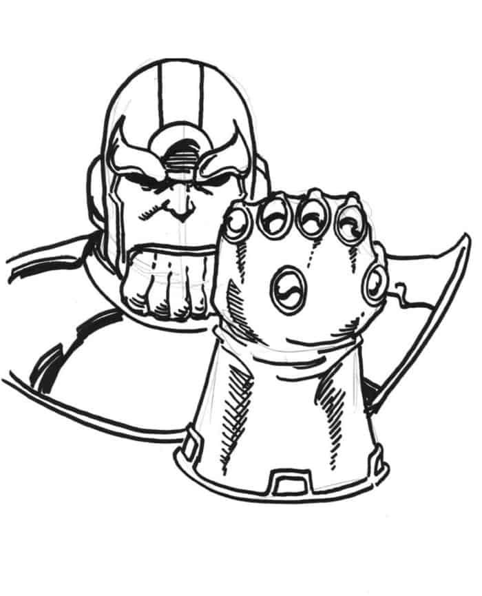 Coloring Pages Of Thanos Children