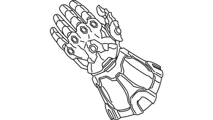 Coloring Pages Of Thanos Infinity Gauntlet