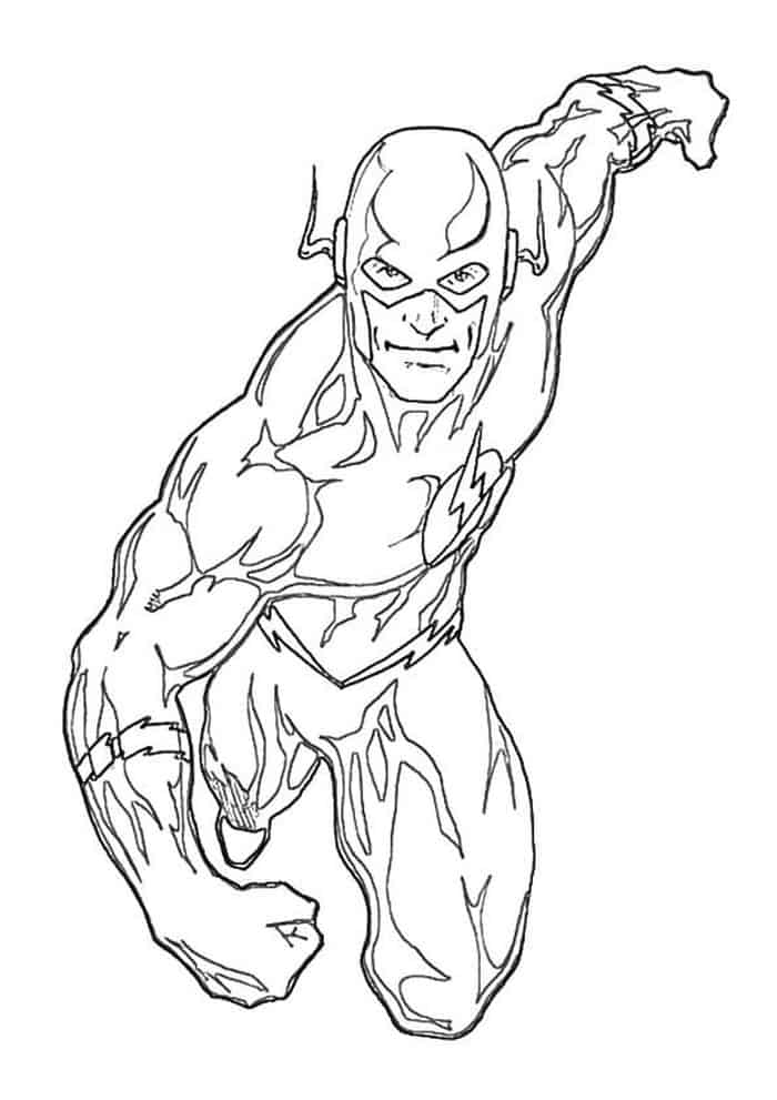 Coloring Pages Of The Flash