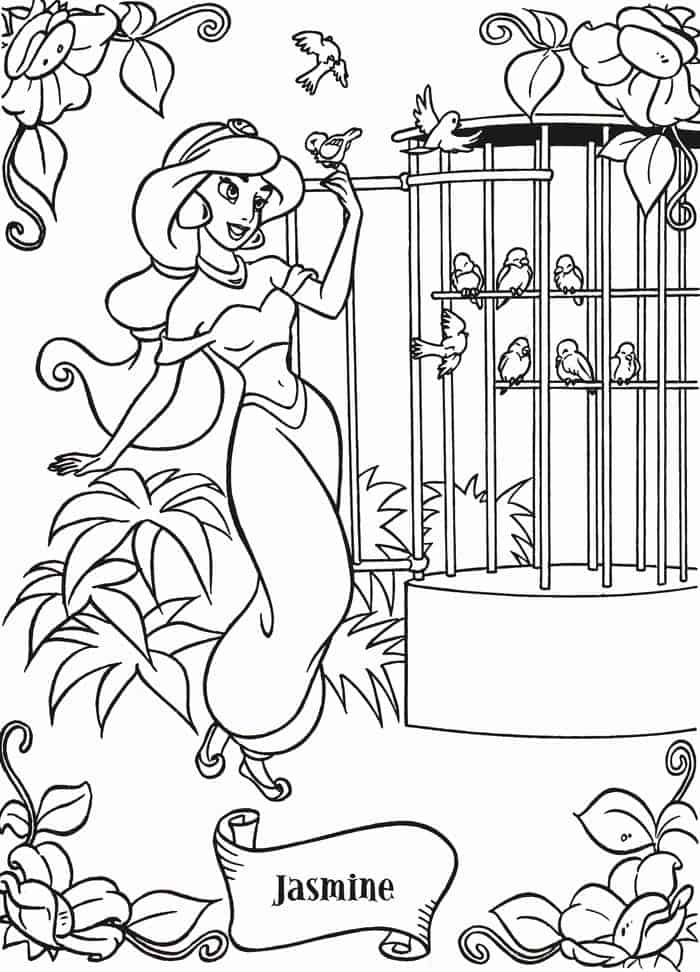 Coloring Pages Of The Name Jasmine