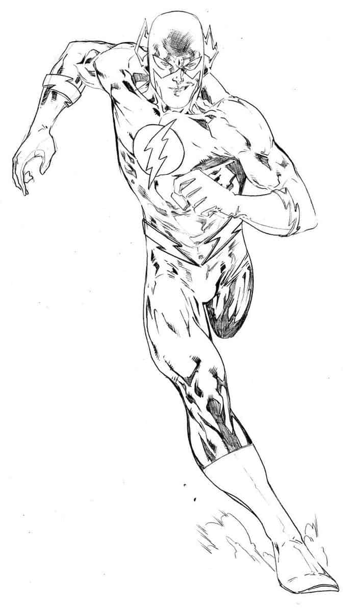 Coloring Pages The Flash